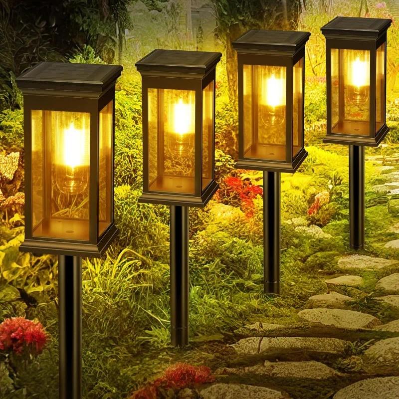 Outdoor Power For Wedding - 4 lampes solaires pour allée, éclairage