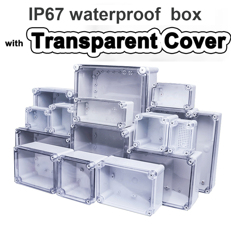 Outdoor Power Supply Box - Boîte étanche transparente de type F,