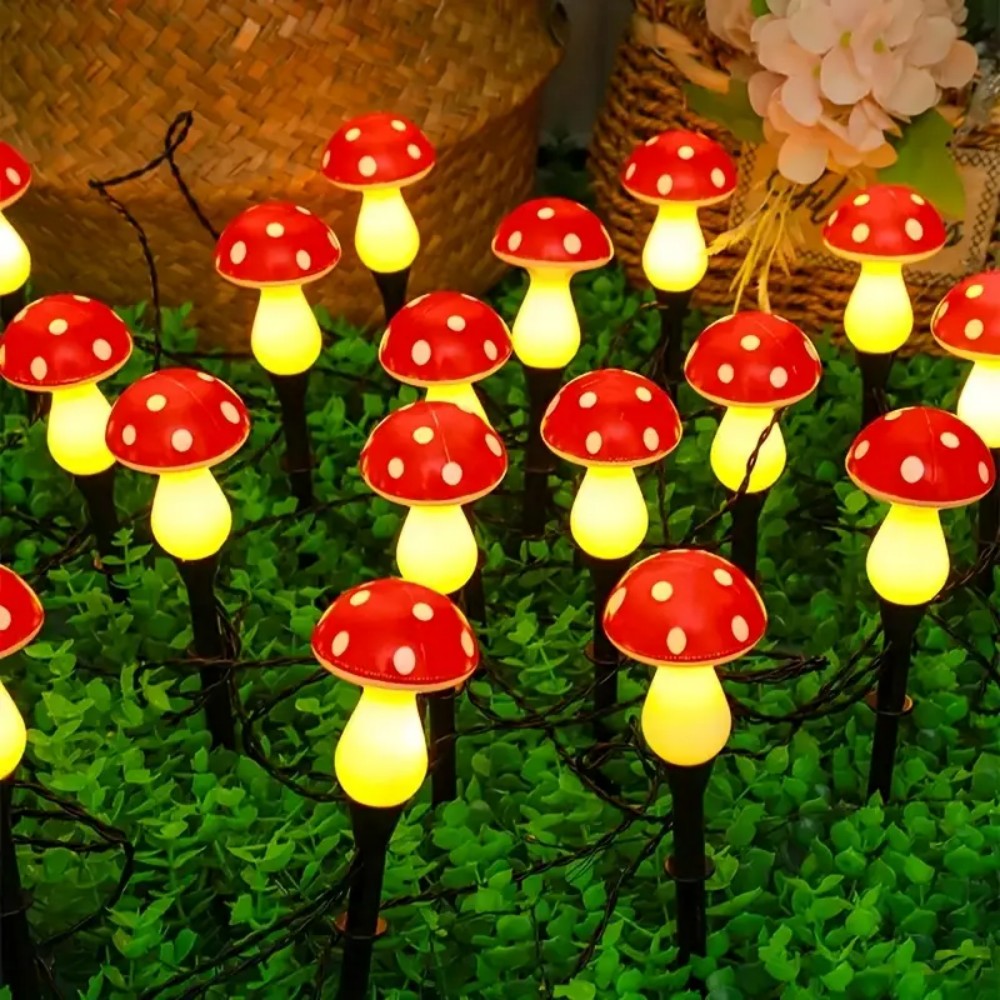 Outdoor Yard Power Stake - Guirlandes lumineuses solaires en forme de