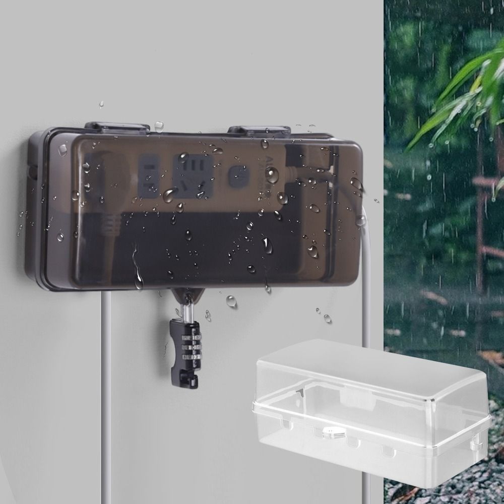 Outdoor Power Outlet Waterproof - Boîtier de protection portable en plastique
