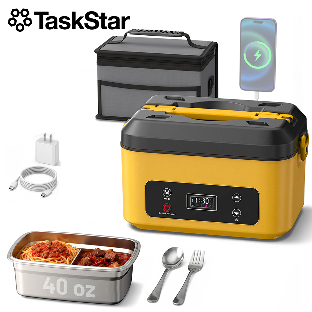 Outdoor Power Supply Box - TaskStar Boîte à lunch chauffante portable