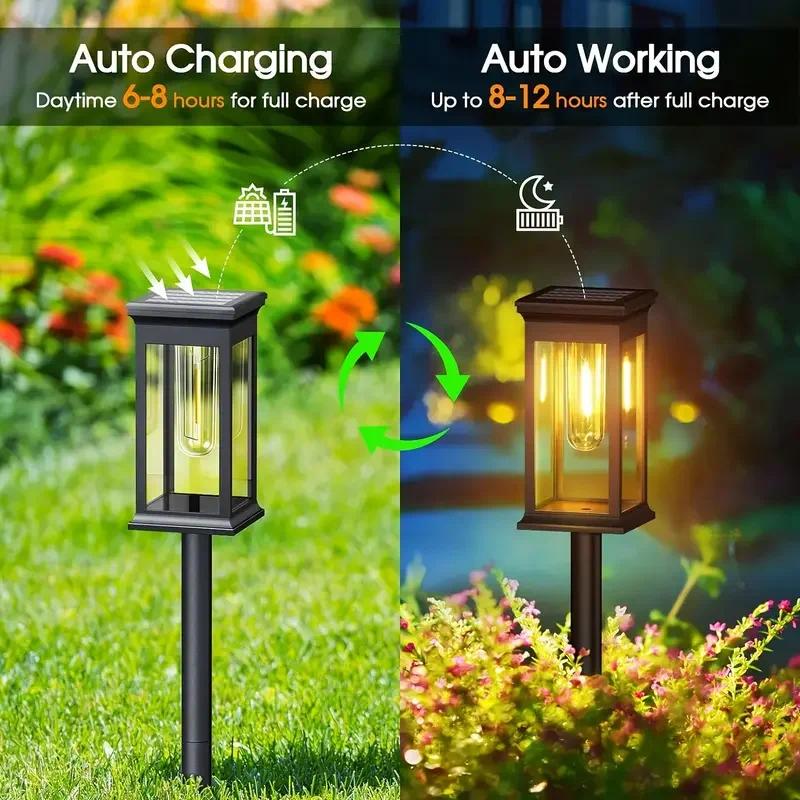 4 lampes solaires pour allée,  - Outdoor Power For Wedding avis et prix