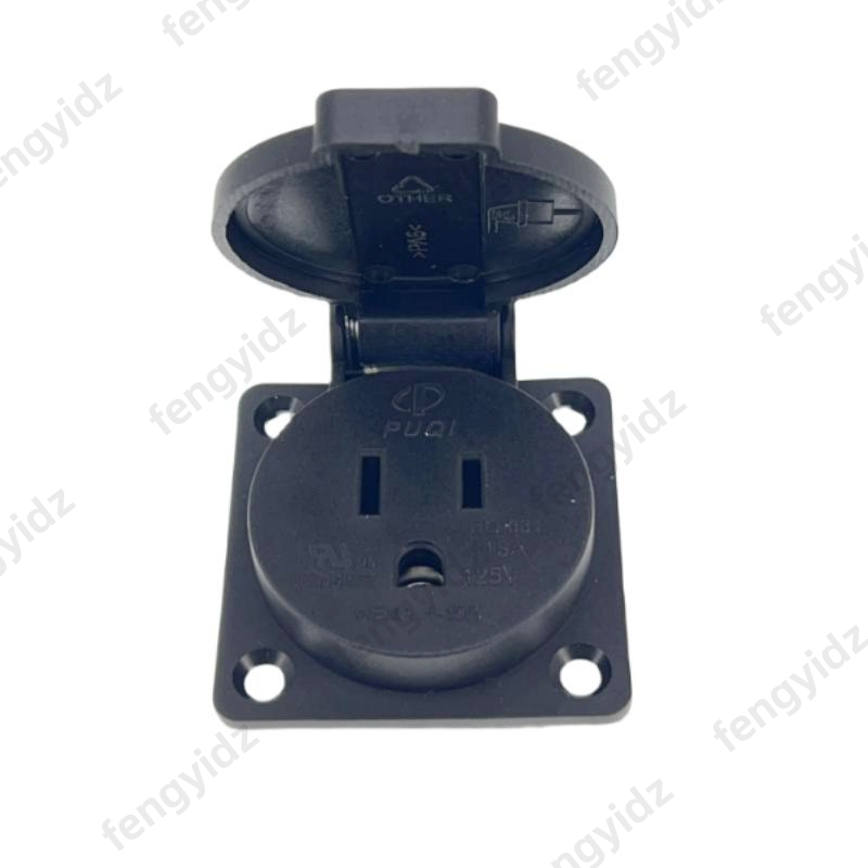 Noir 125V 15A 20A IP44 CE amér - Outdoor Power Outlet Waterproof avis et prix