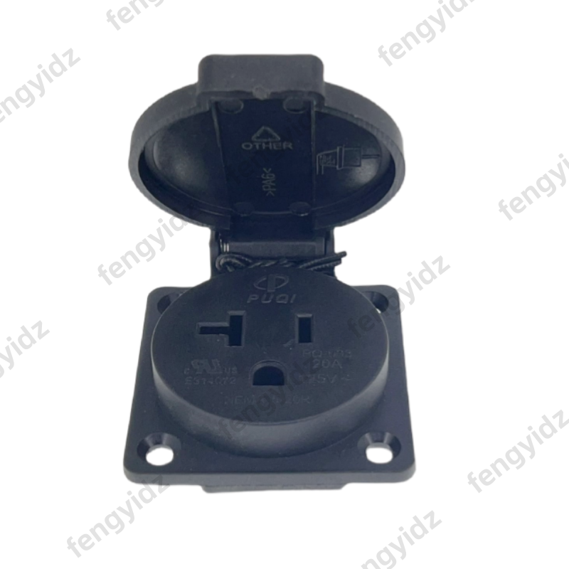 Noir 125V 15A 20A IP44 CE amér - Outdoor Power Outlet Waterproof avis et prix