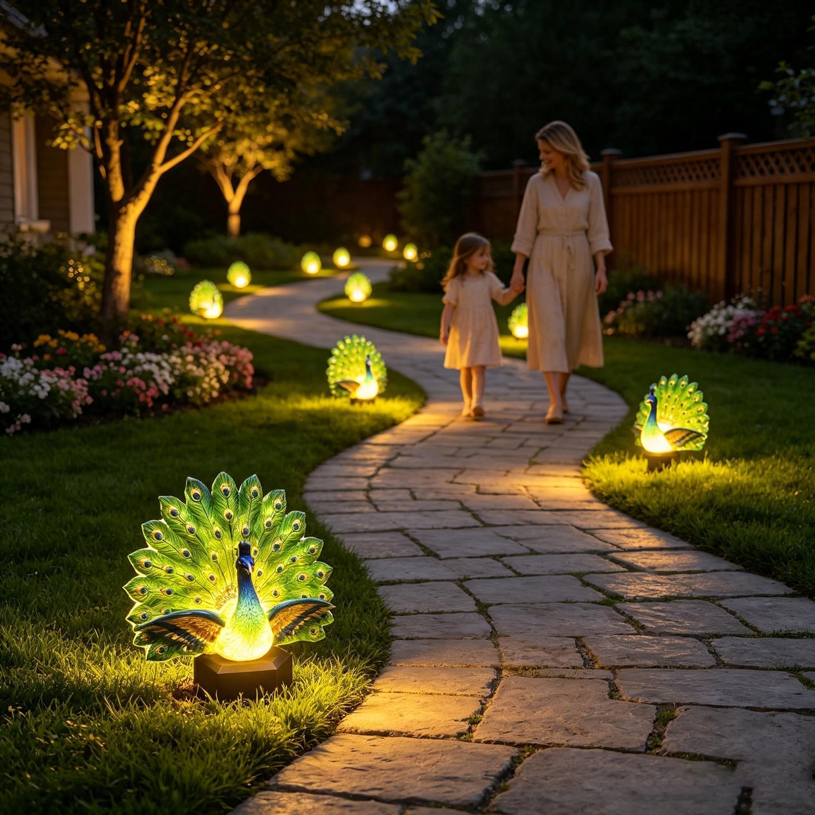 Sculpture de jardin solaire en - Outdoor Yard Power Stake avis et prix