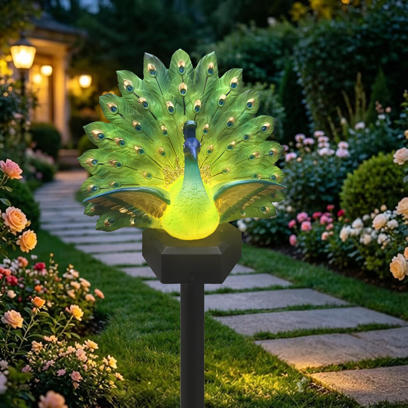 Sculpture de jardin solaire en - Outdoor Yard Power Stake avis et prix