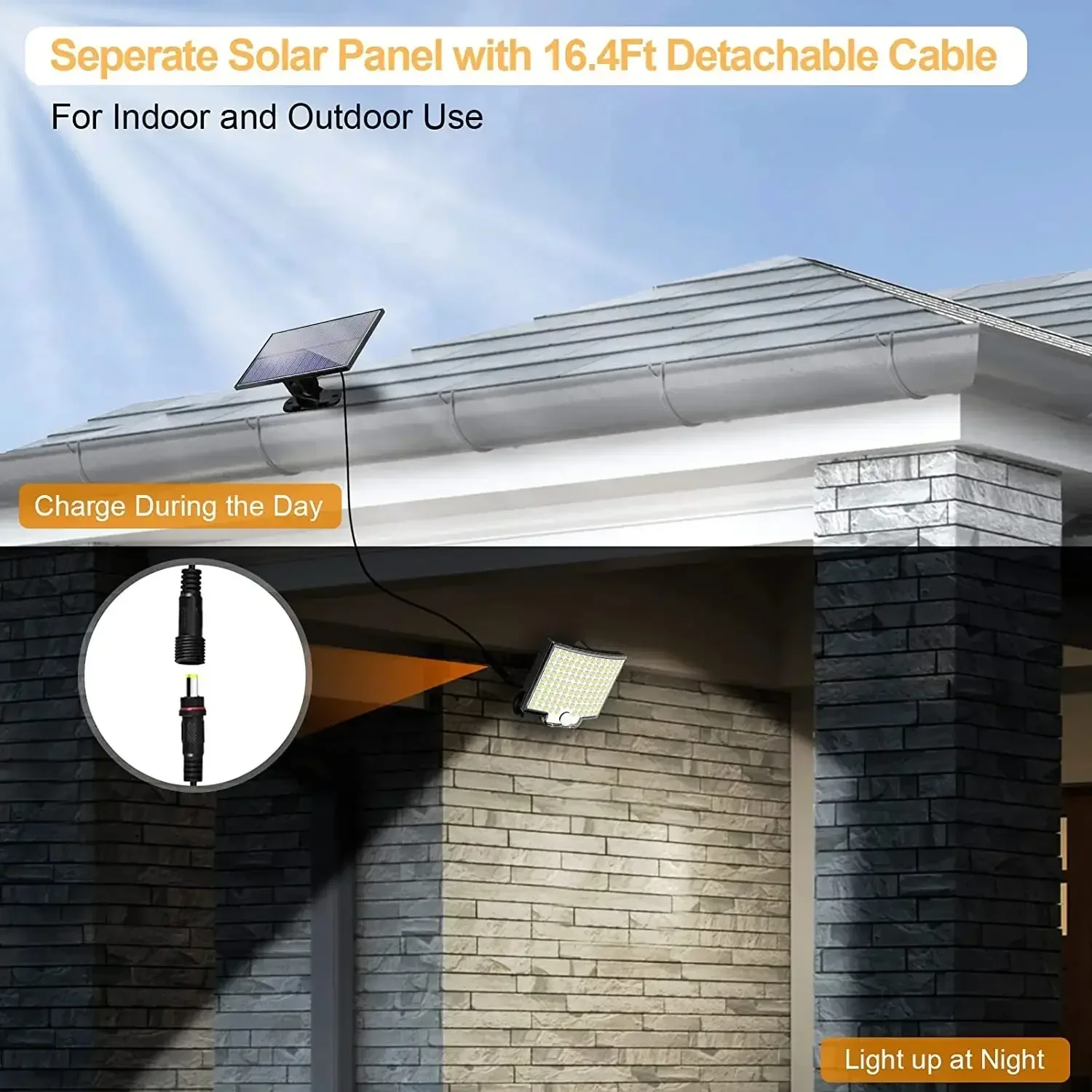 106LED lumière solaire extérie - Outdoor Power Garage avis et prix