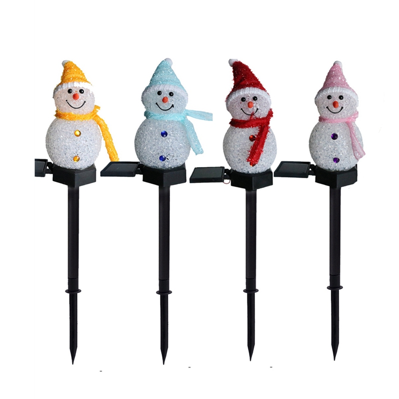 LED bonhomme de neige solaire  - Outdoor Yard Power Stake avis et prix