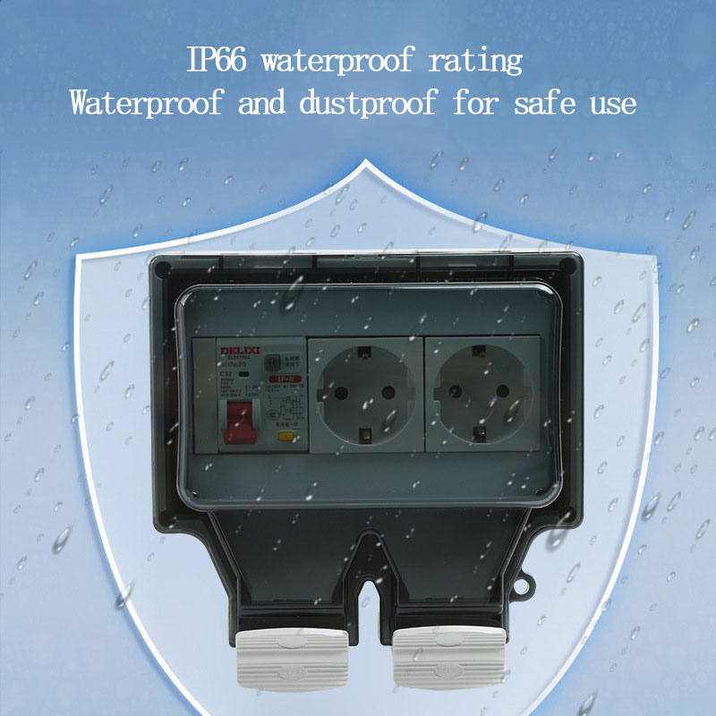 Prise extérieure étanche type  - Outdoor Power Outlet Waterproof avis et prix