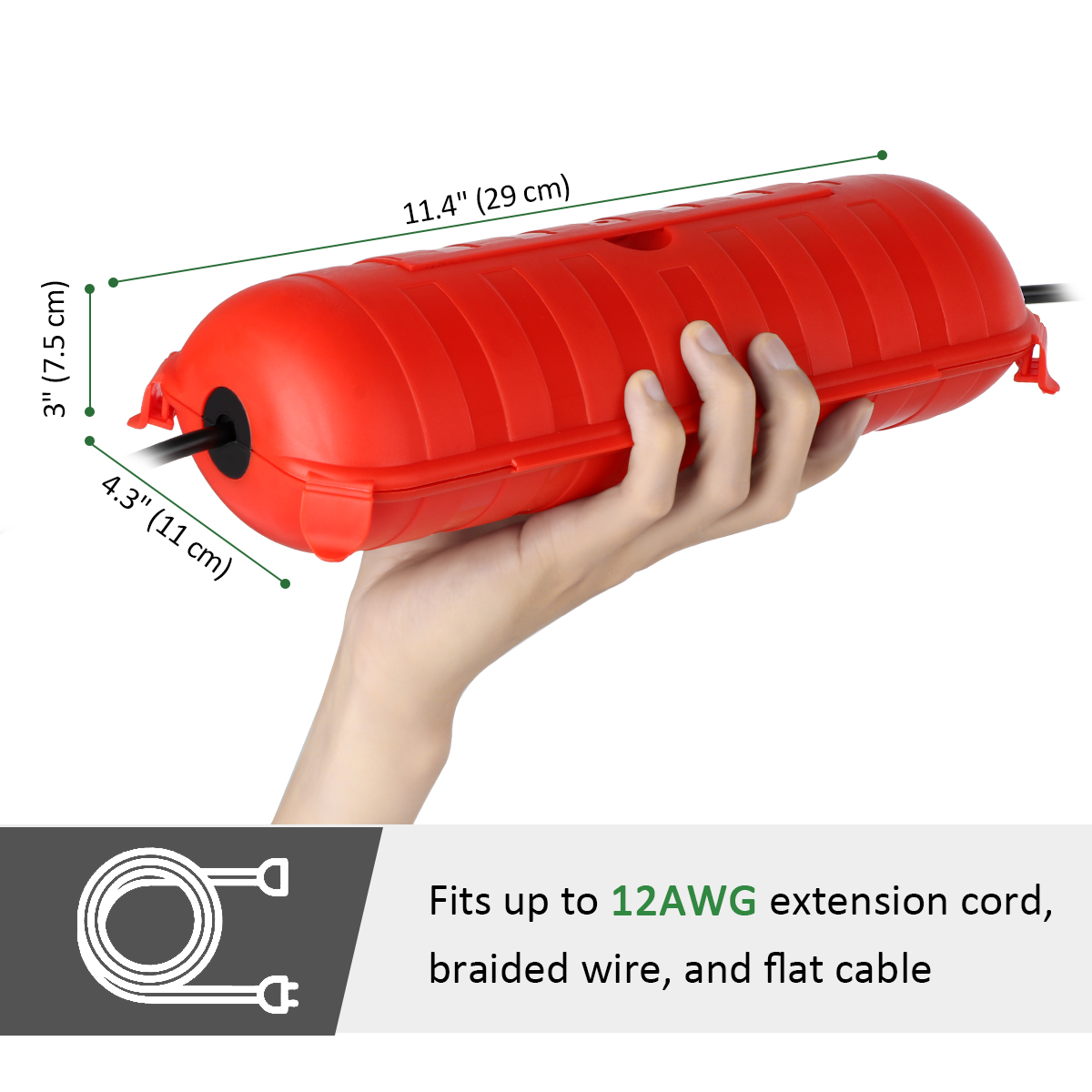 Boîtier d'extension de câblage - Outdoor Power Outlet Waterproof avis et prix