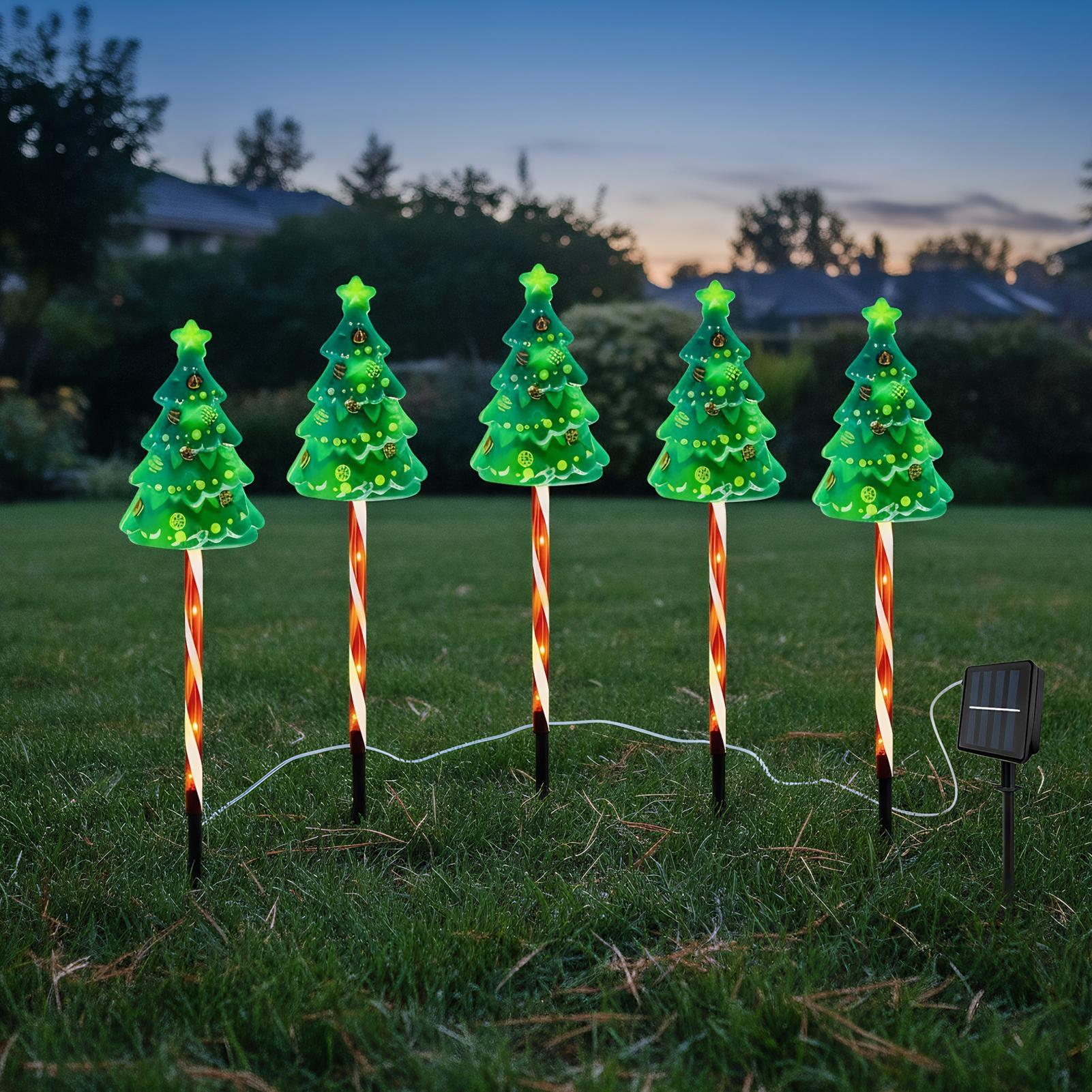 Arbre de noël allée lumière so - Outdoor Yard Power Stake avis et prix