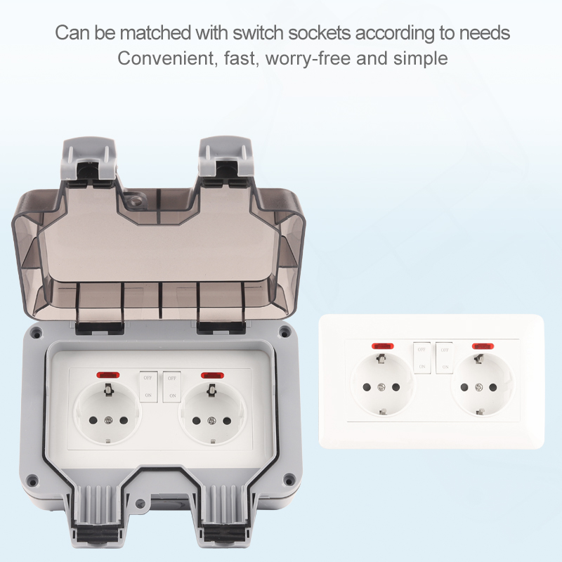Double Prise de Courant Murale - Outdoor Power Outlet Waterproof avis et prix