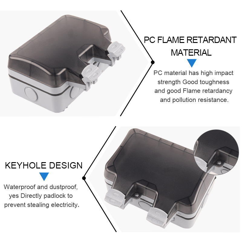 Double Prise de Courant Murale - Outdoor Power Outlet Waterproof avis et prix