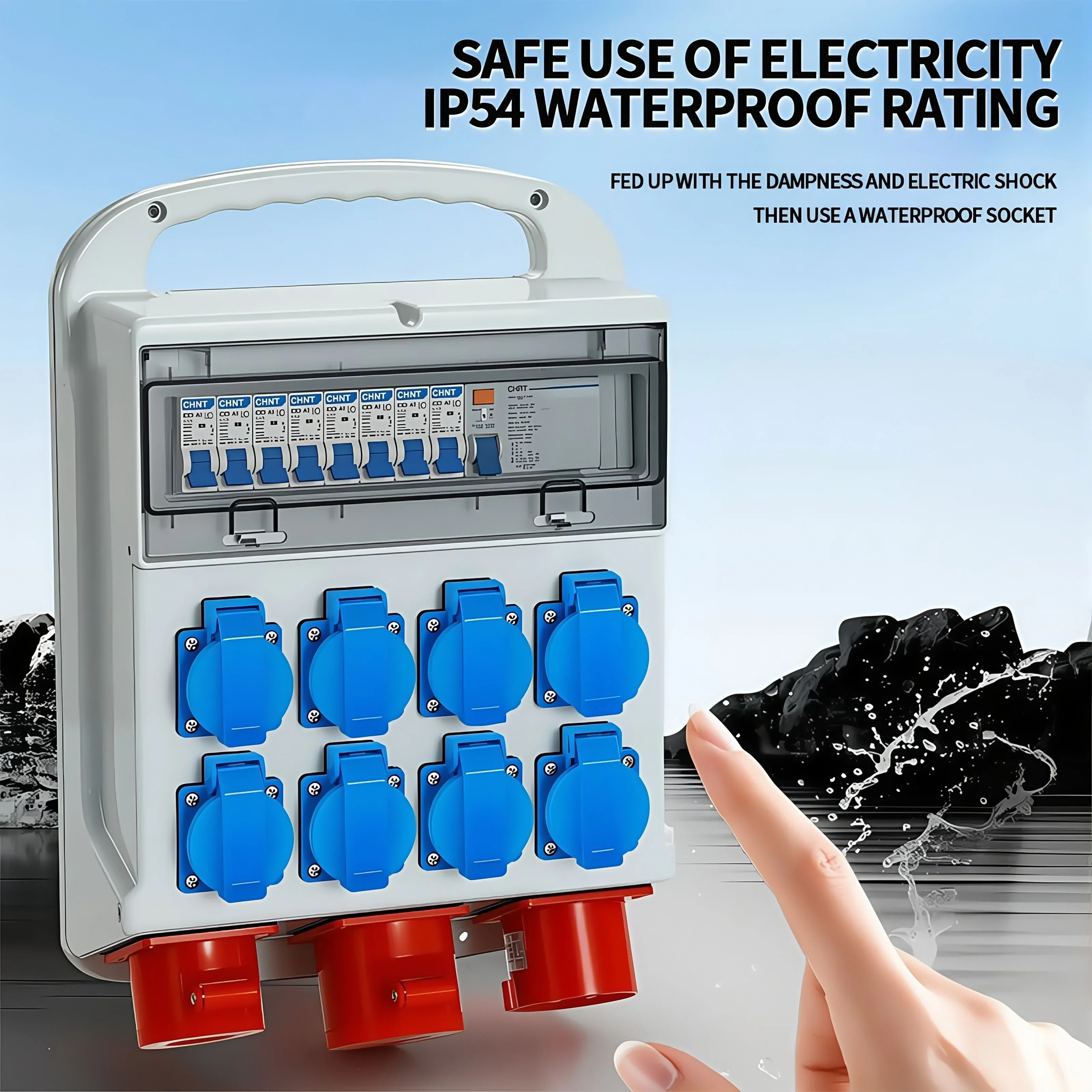 Prise murale industrielle étan - Outdoor Power Outlet Waterproof avis et prix