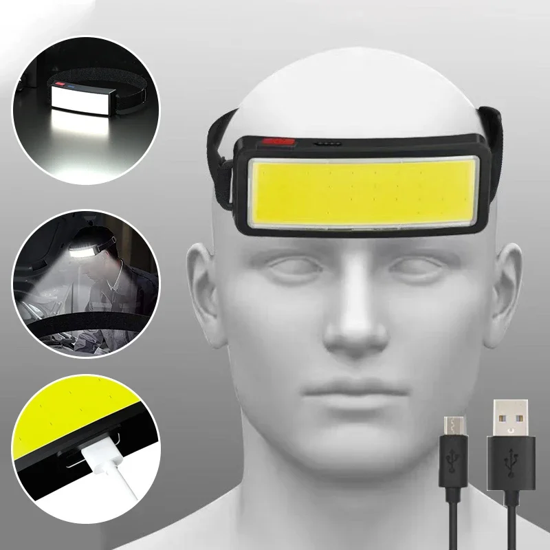 Lampe frontale COB puissante t - Outdoor Power Head avis et prix