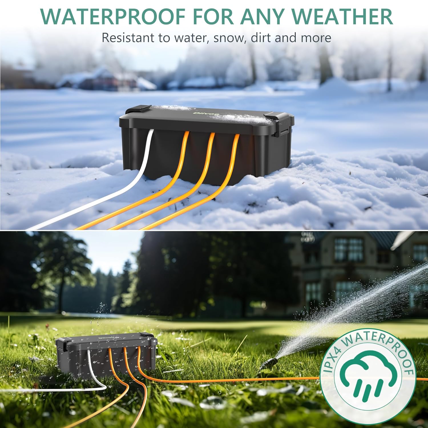 Diivoo – boîte électrique étan - Outdoor Power Outlet Waterproof avis et prix