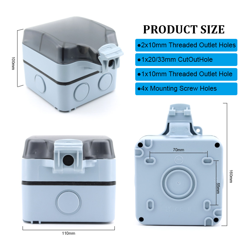 Boîte de prise de courant exté - Outdoor Power Outlet Waterproof avis et prix