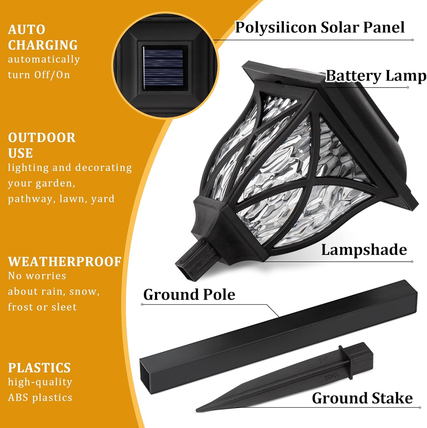 1-8 lampes solaires d'extérieu - Outdoor Yard Power Stake avis et prix