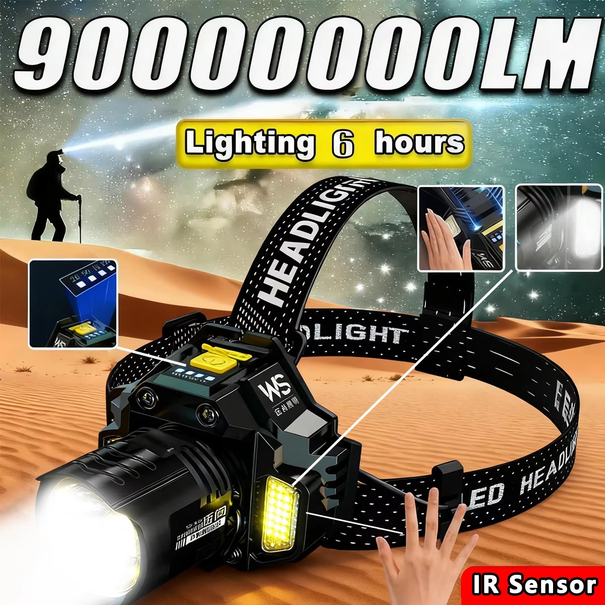 Lampe frontale LED rechargeabl - Outdoor Power Head avis et prix