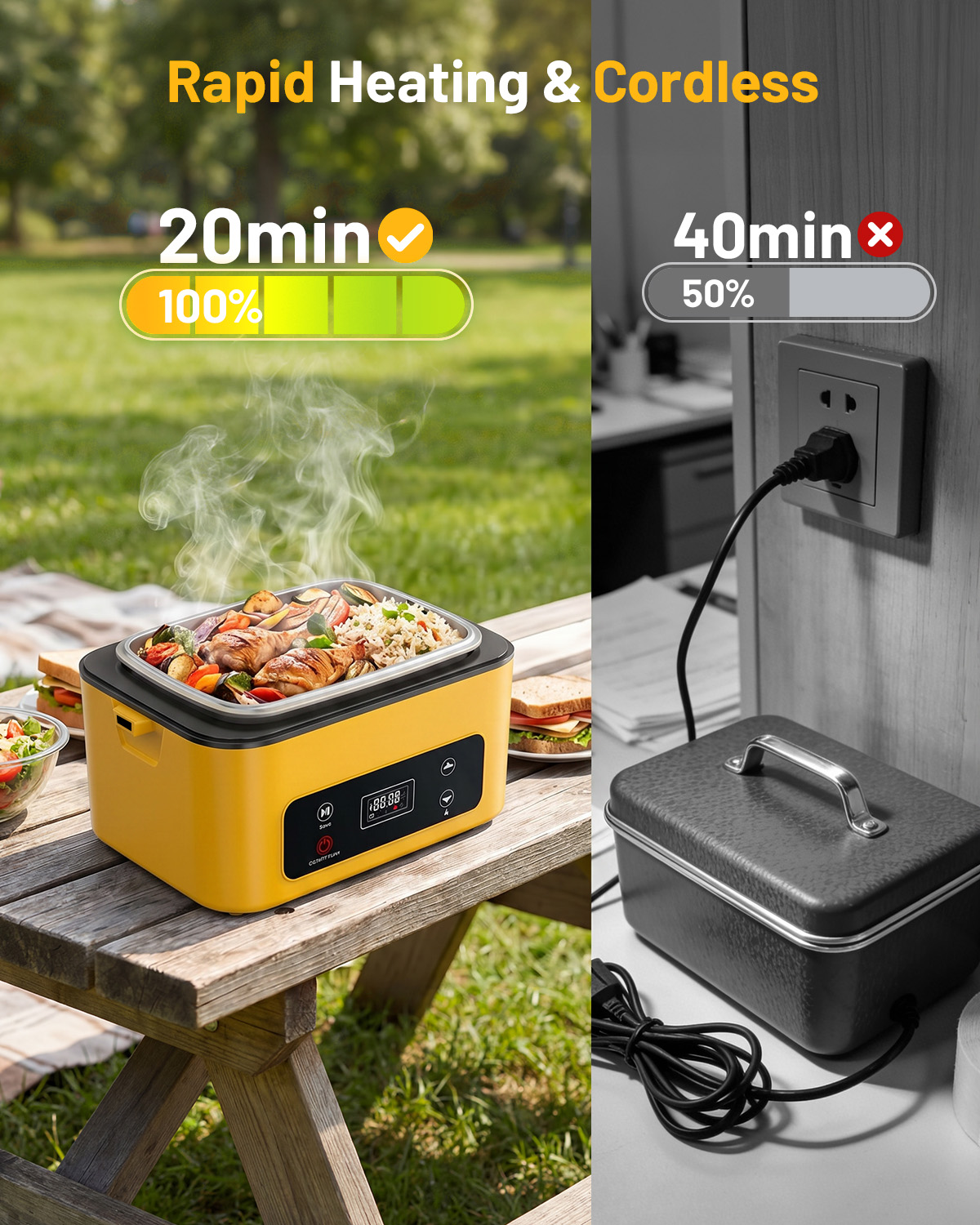 TaskStar Boîte à lunch chauffa - Outdoor Power Supply Box avis et prix