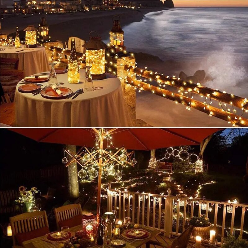 Guirxiété lumineuse solaire à  - Outdoor Power For Wedding avis et prix