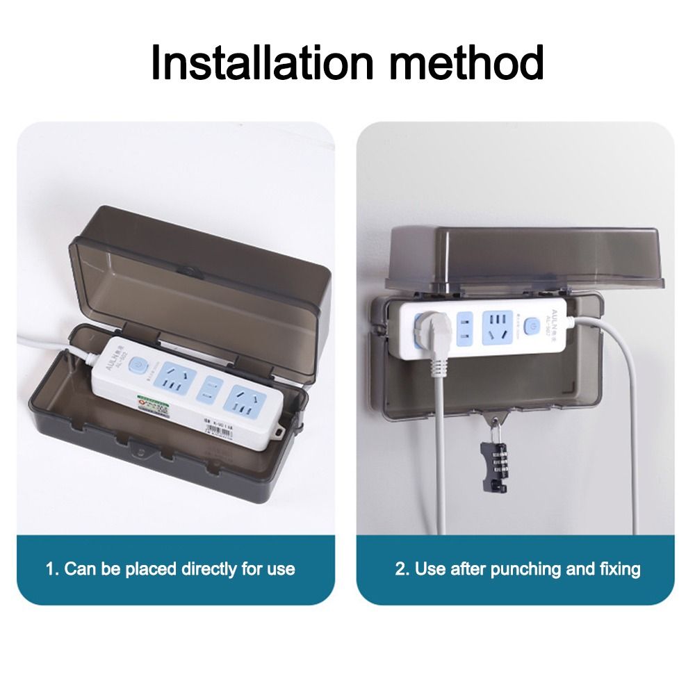 Boîte de rangement portable en - Outdoor Power Outlet Waterproof avis et prix